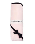 Blush Hooded Towel with Bow