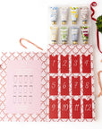 Peppermint Toile 12 Day Hand Cream Advent Calendar
