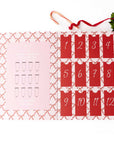 Peppermint Toile 12 Day Hand Cream Advent Calendar