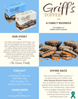 Griff's Pecan Toffee - Dark Chocolate Toffee