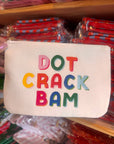 Dot Crack Bam Mahjong Canvas Pouch