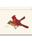 A notecard set featuring an illustration of a red cardinal bird by Roger Tory Peterson.