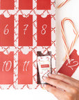Peppermint Toile 12 Day Hand Cream Advent Calendar