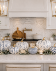 Navy Dotted Pumpkin