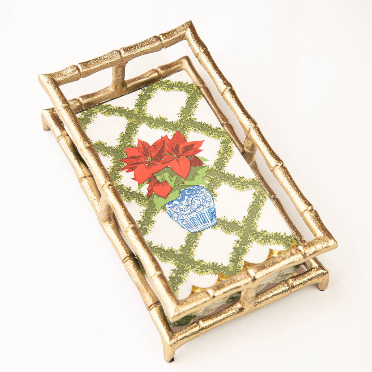 Poinsettias Paper Guest Towels
