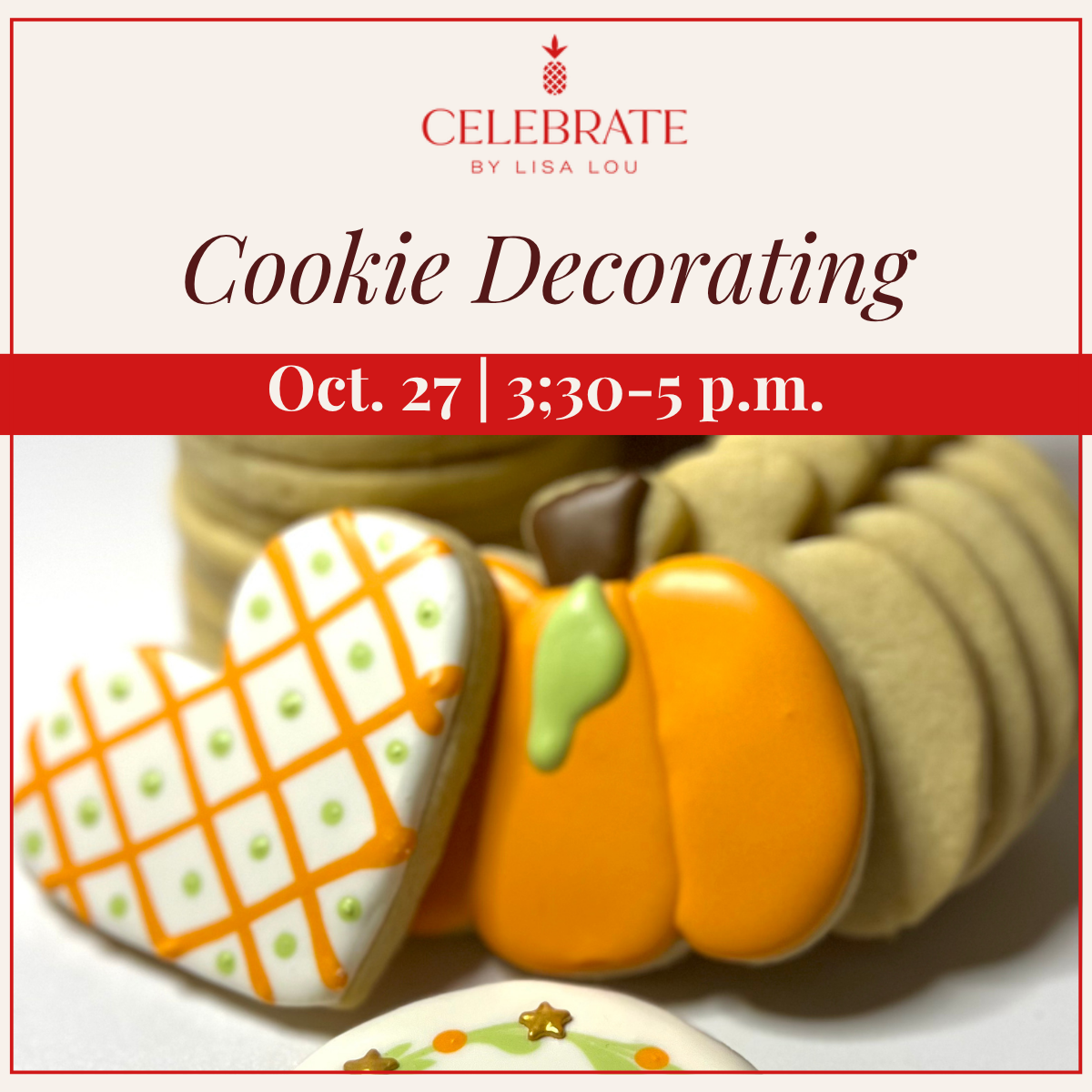 Halloween Cookie Decorating Class | October 27