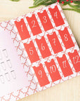 Peppermint Toile 12 Day Hand Cream Advent Calendar