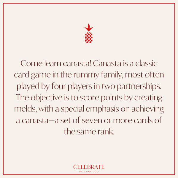 Canasta Class | Nov. 3 &amp; 10