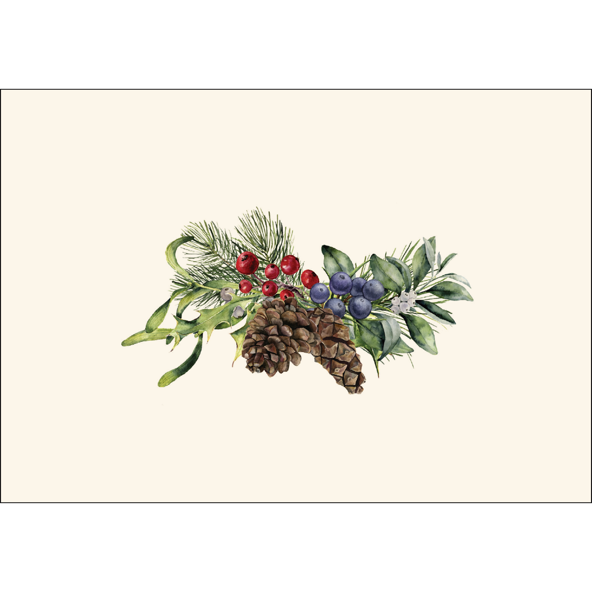 Holiday Greenery Assorted Notecards
