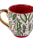 Merry Christmas Holly Mug