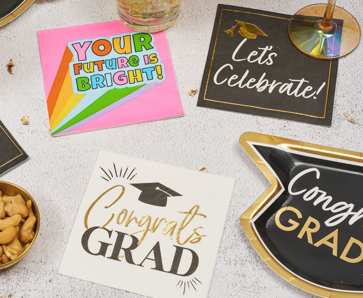 Congrats Grad Cocktail Napkins