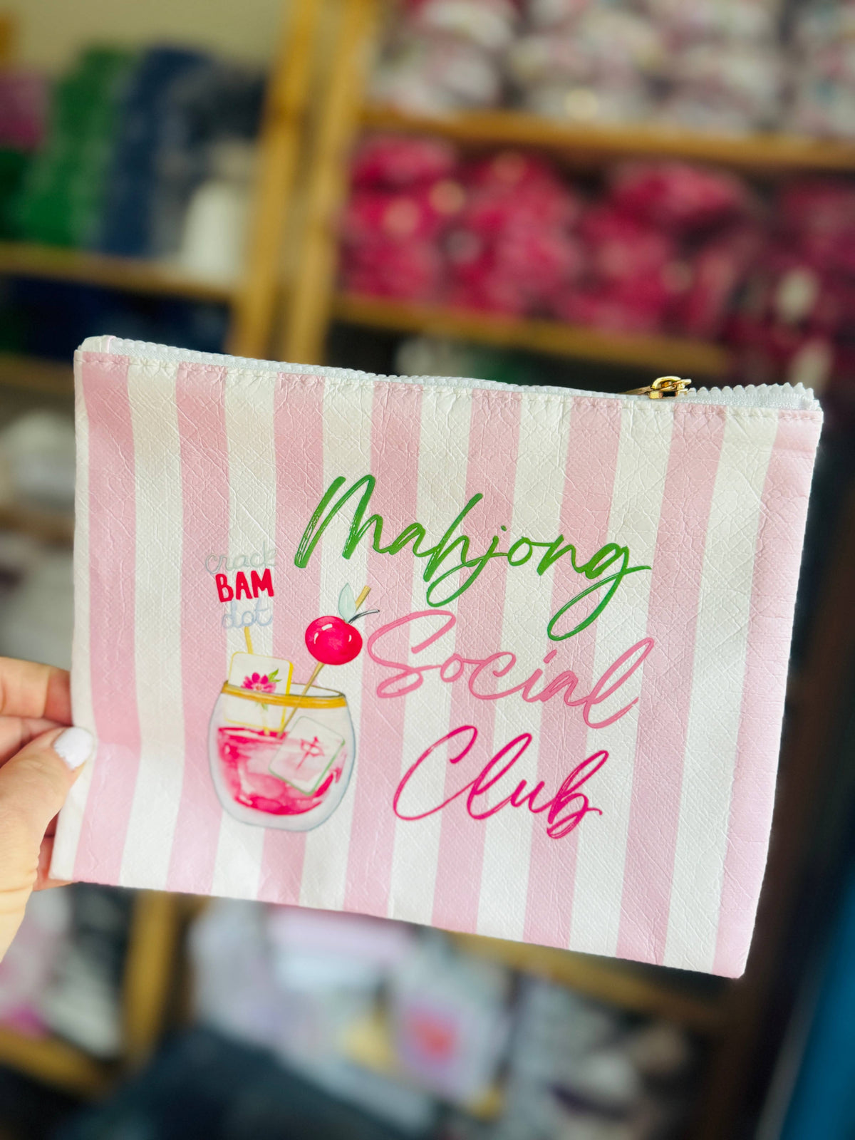 Mahjong Social Club Mahjong Pouch