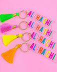 Delta Delta Delta Tassel Key Fob