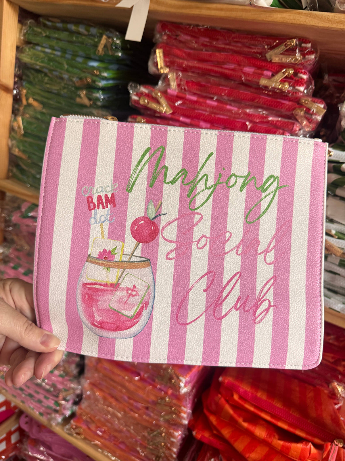 Mahjong Social Club Mahjong Pouch