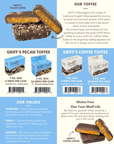 Griff's Pecan Toffee - Dark Chocolate Toffee