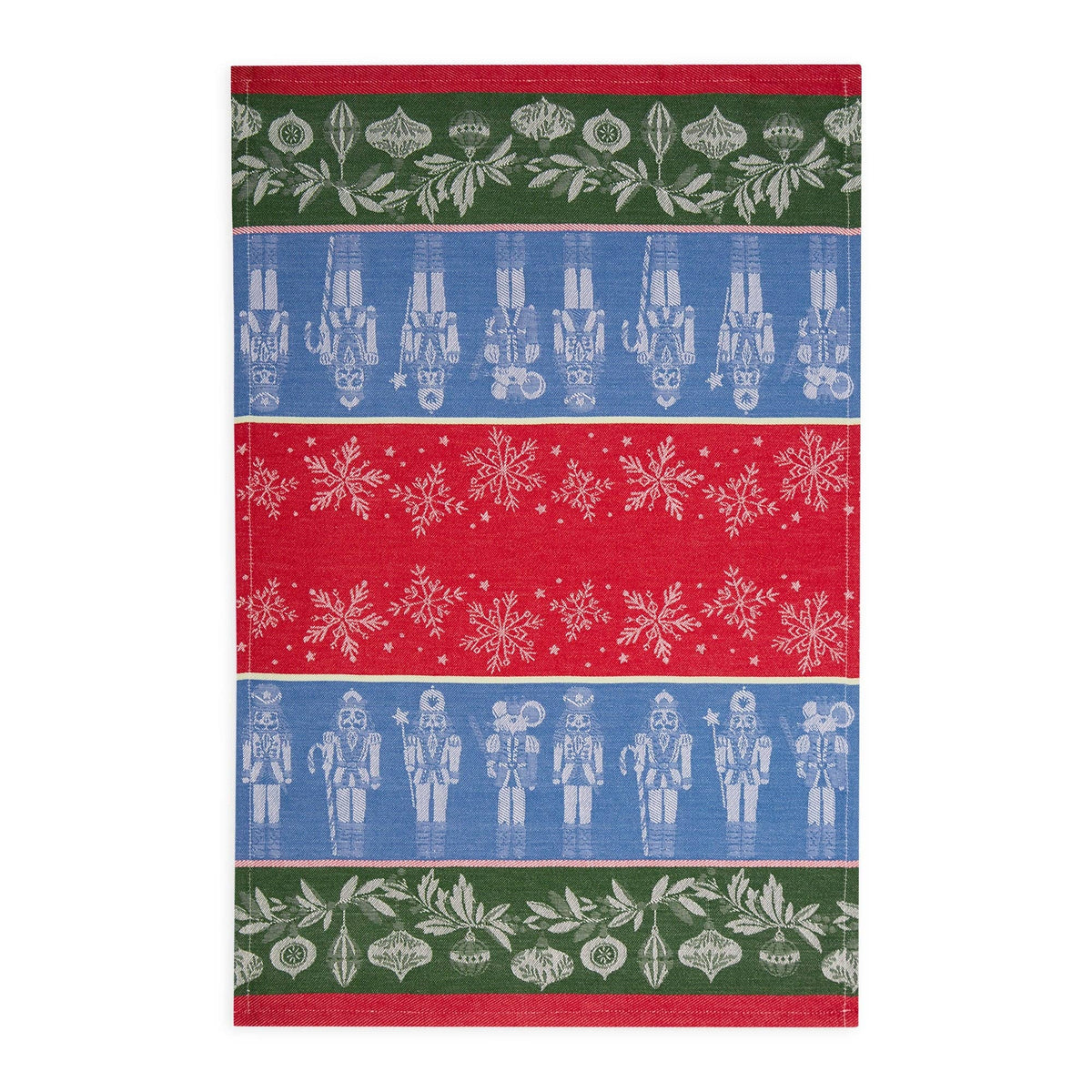 Holiday Nutcrackers Jacquard Dishtowel