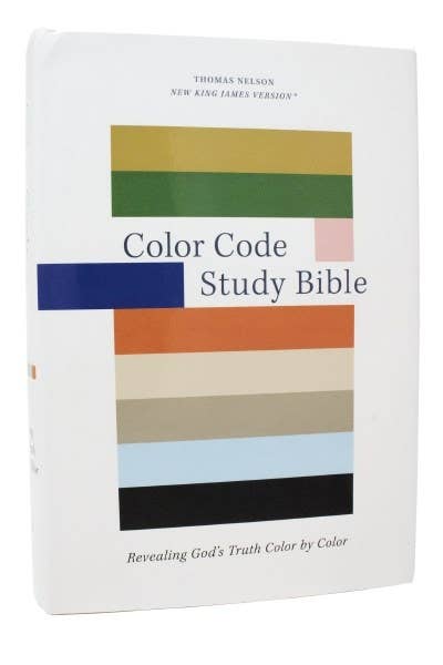 Color Code Study Bible with color swatches on a white background