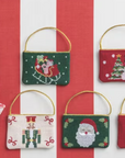 Assorted needlepoint gift card holders