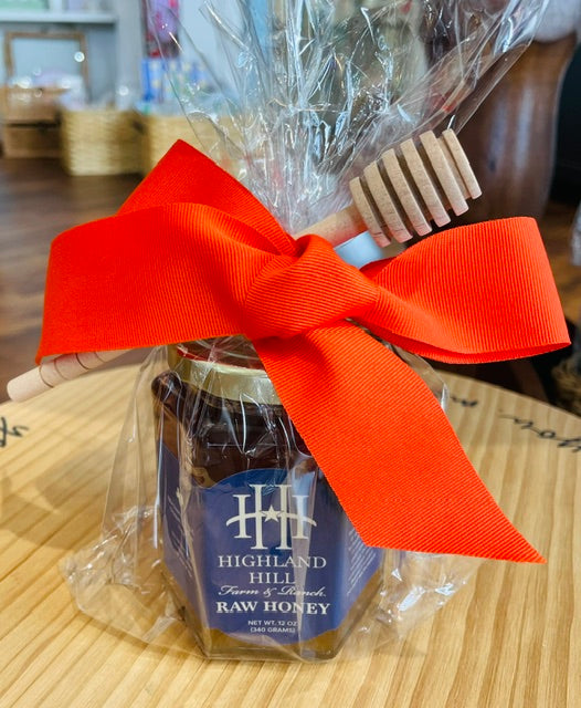 Highland Hill Raw Honey with Dipper