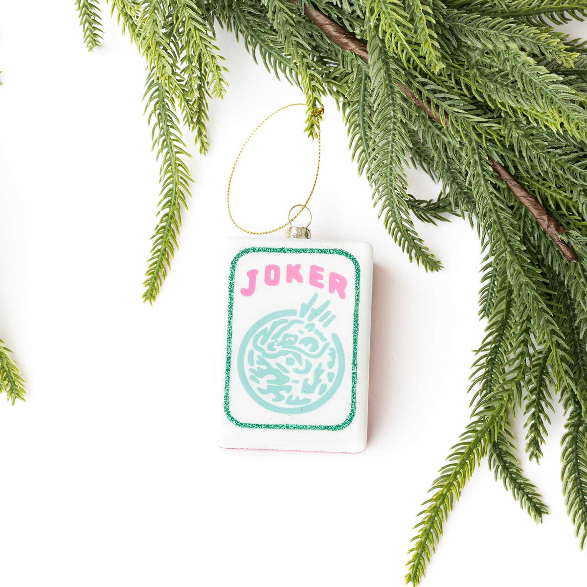 Joker Mahjong Tile Ornament