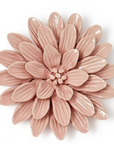 Pink petal on white background