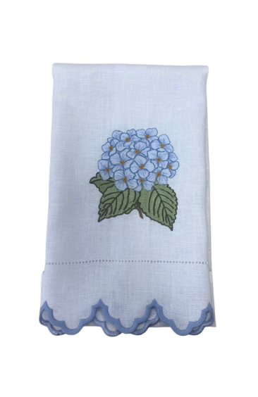 Hydrangea Napkin with Border