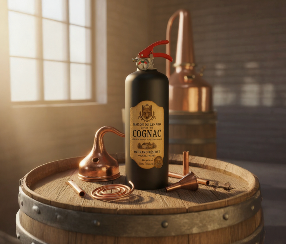 Cognac Fire Extinguisher