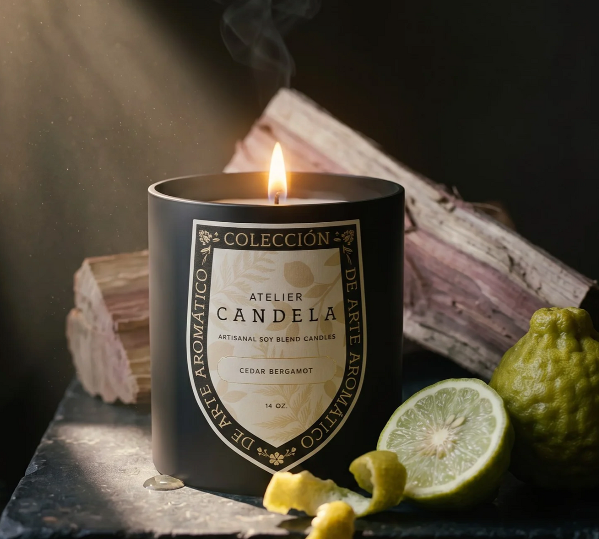 Atelier Candela Cedar Bergamot Candle