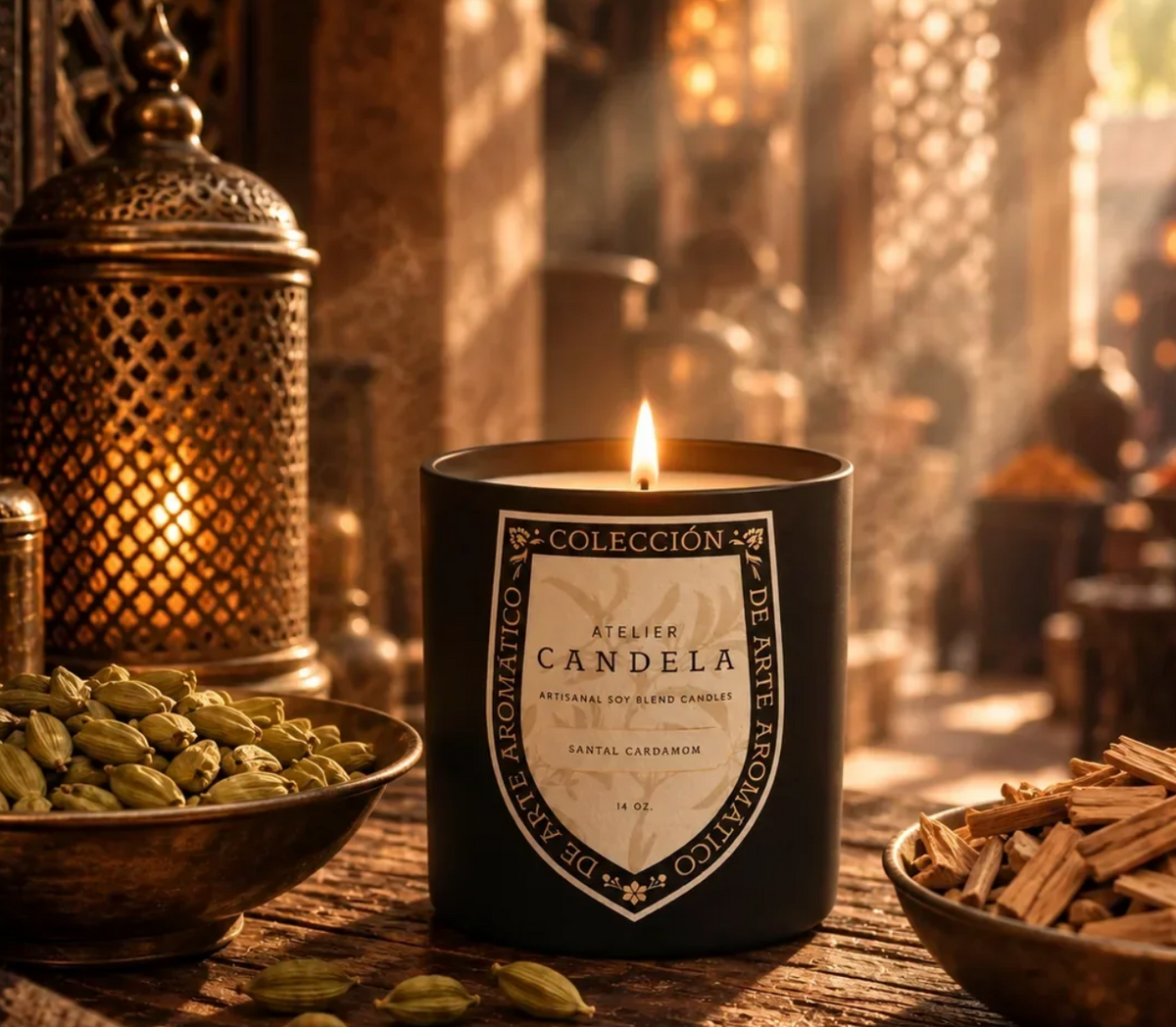 Atelier Candela Santal Cardamom Candle