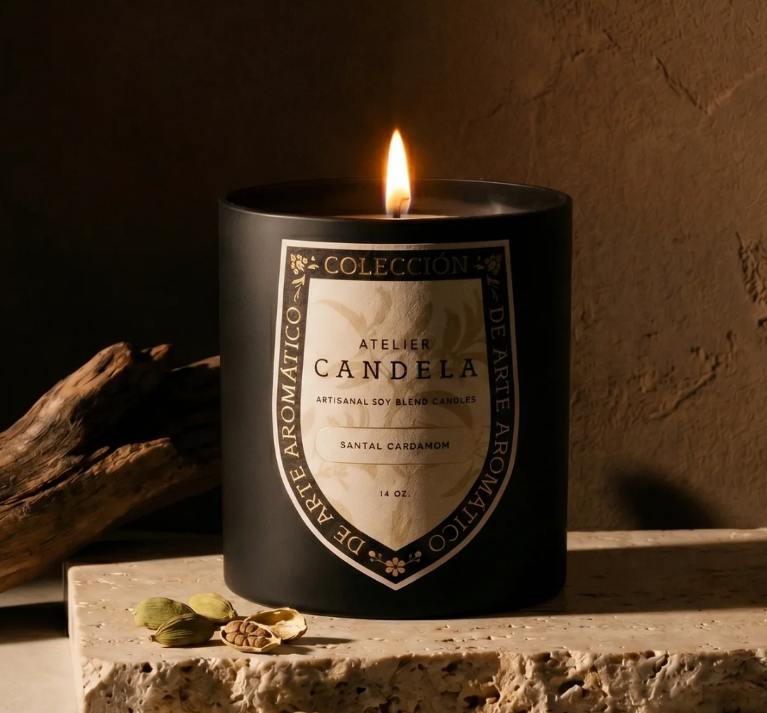 Atelier Candela Santal Cardamom Candle