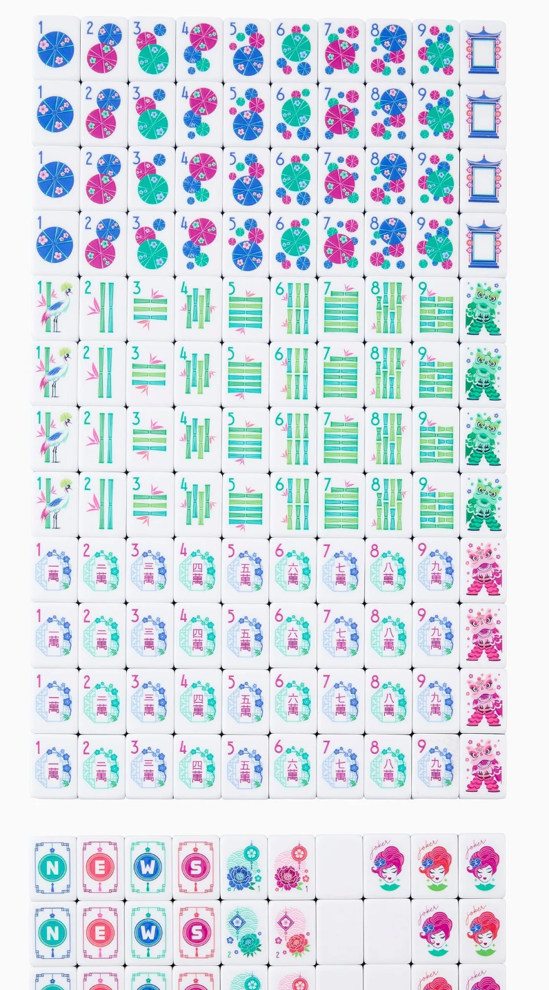 Seabreeze Mahjong Tiles