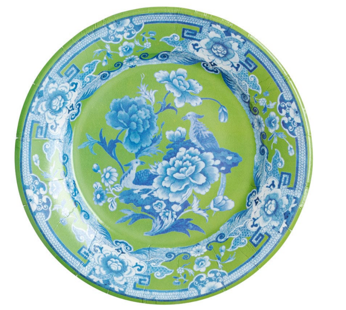 Green and Blue Dinner Plate