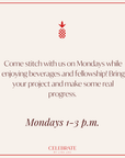 Monday Stitch & Chat | Sept