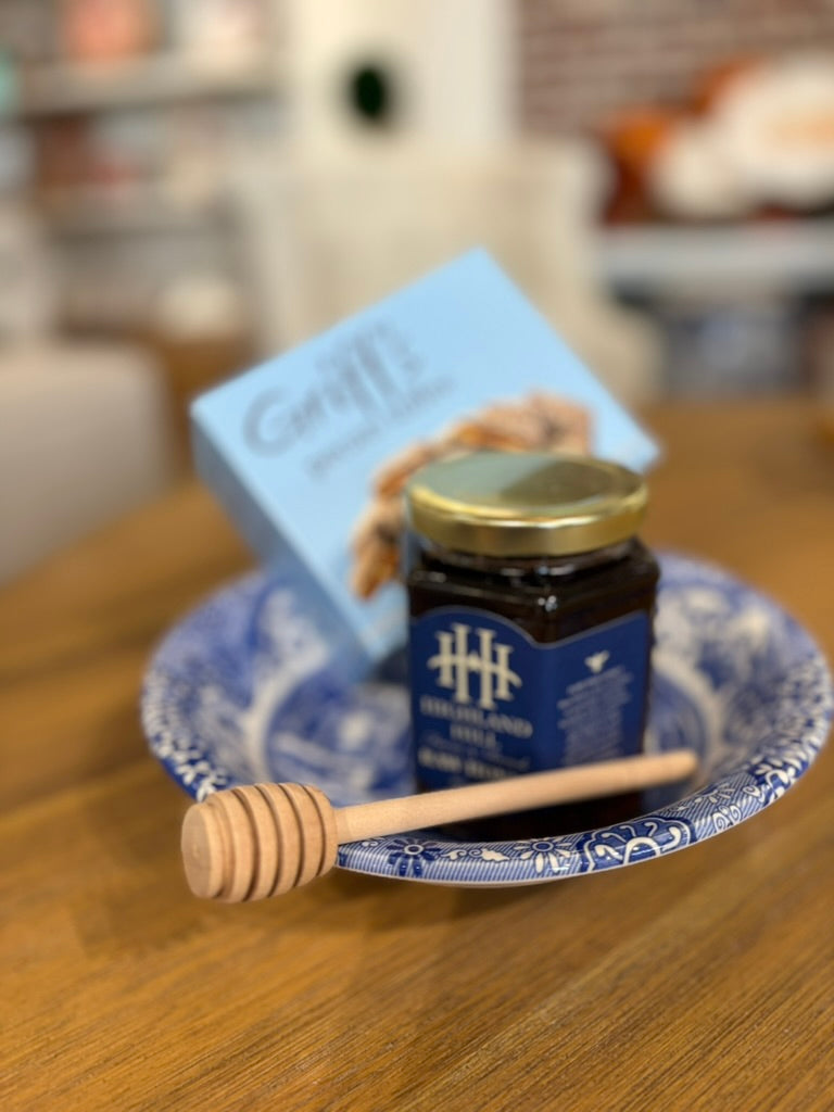 Honey, Griffs Toffee and Spode bowl