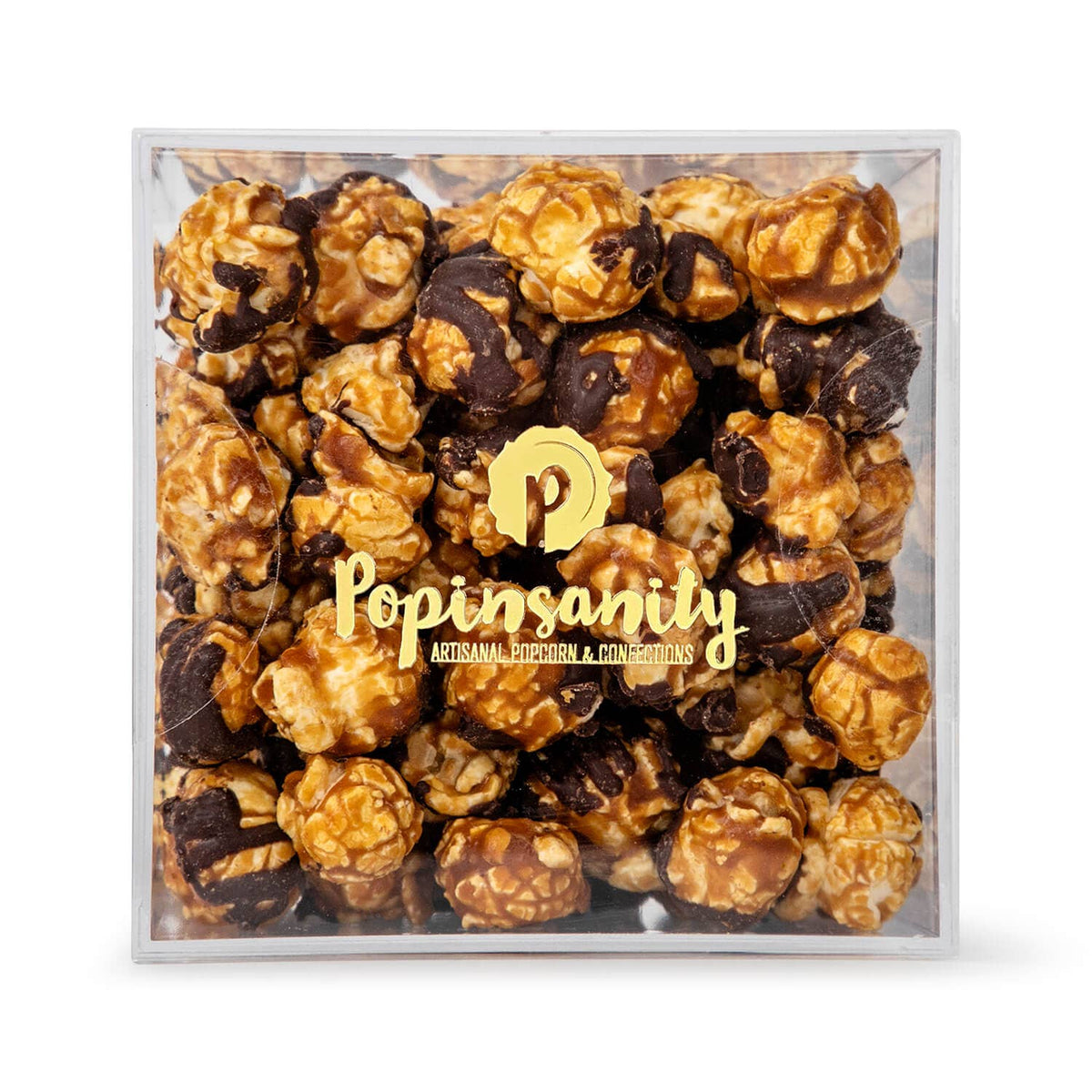 Caramel Chocolate Drizzle Gourmet Popcorn