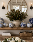 Navy Dotted Pumpkin