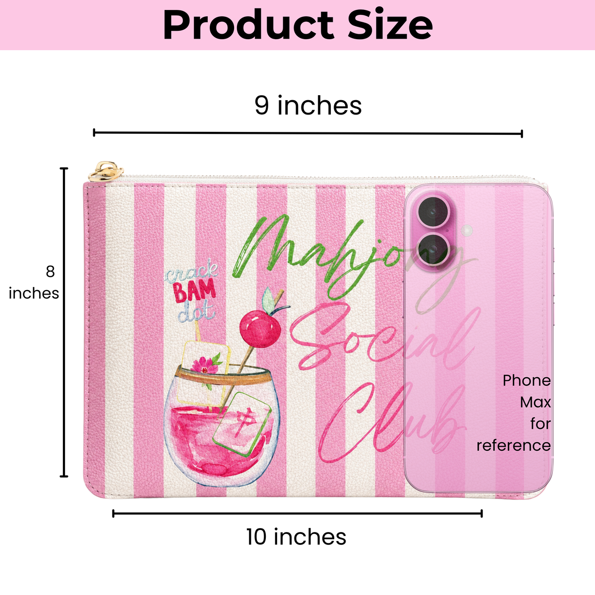 Mahjong Social Club Mahjong Pouch