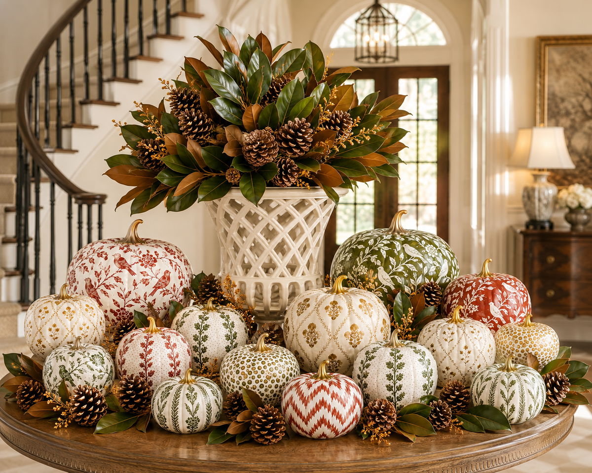 Green Heritage Medallion Pumpkin