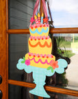 Colorful Tiered Cake Doorhanger