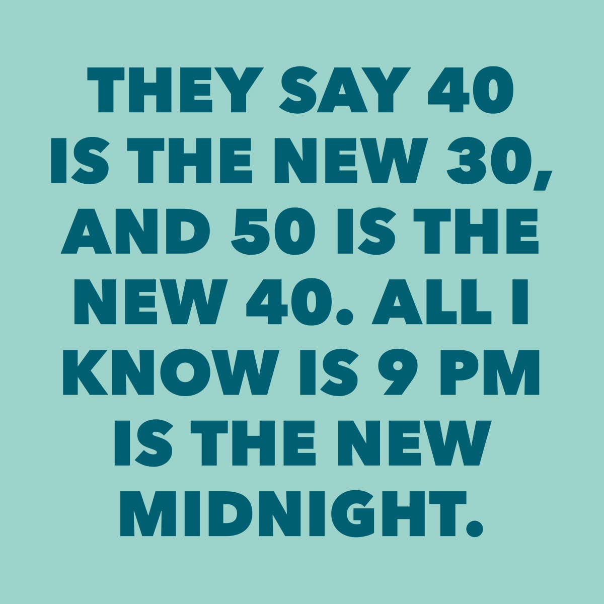 9 pm Is New Midnight Cocktail Napkins