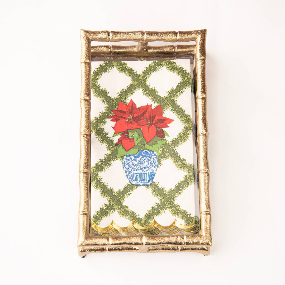 Poinsettias Paper Guest Towels