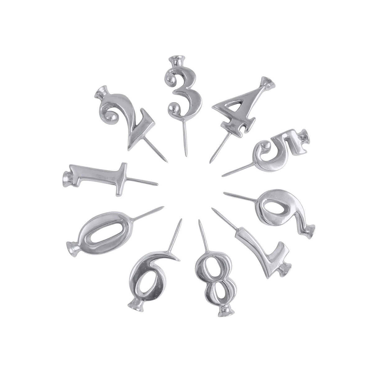 Birthday Number candle holder set