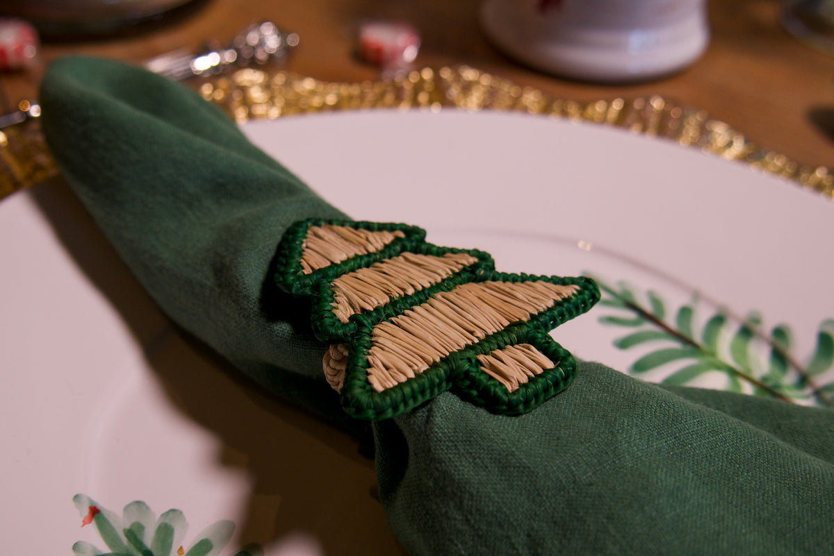 Christmas Tree Napkin Ring - set of 12